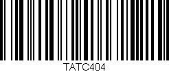 Código de barras (EAN, GTIN, SKU, ISBN): 'TATC404'