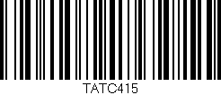 Código de barras (EAN, GTIN, SKU, ISBN): 'TATC415'
