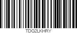 Código de barras (EAN, GTIN, SKU, ISBN): 'TDG2LKHRY'