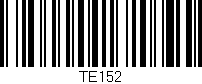 Código de barras (EAN, GTIN, SKU, ISBN): 'TE152'