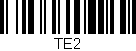 Código de barras (EAN, GTIN, SKU, ISBN): 'TE2'