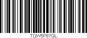 Código de barras (EAN, GTIN, SKU, ISBN): 'TGW5P87QL'