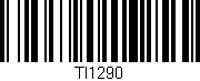 Código de barras (EAN, GTIN, SKU, ISBN): 'TI1290'