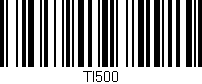 Código de barras (EAN, GTIN, SKU, ISBN): 'TI500'