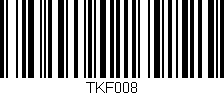 Código de barras (EAN, GTIN, SKU, ISBN): 'TKF008'