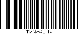 Código de barras (EAN, GTIN, SKU, ISBN): 'TMNW4L_14'