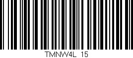 Código de barras (EAN, GTIN, SKU, ISBN): 'TMNW4L_15'