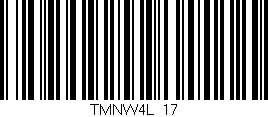 Código de barras (EAN, GTIN, SKU, ISBN): 'TMNW4L_17'