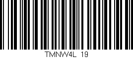 Código de barras (EAN, GTIN, SKU, ISBN): 'TMNW4L_19'
