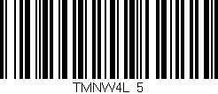 Código de barras (EAN, GTIN, SKU, ISBN): 'TMNW4L_5'
