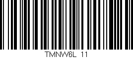 Código de barras (EAN, GTIN, SKU, ISBN): 'TMNW6L_11'