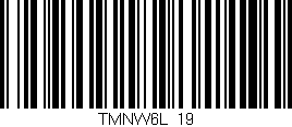 Código de barras (EAN, GTIN, SKU, ISBN): 'TMNW6L_19'