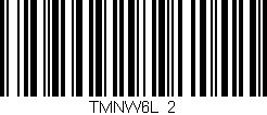 Código de barras (EAN, GTIN, SKU, ISBN): 'TMNW6L_2'