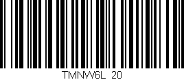 Código de barras (EAN, GTIN, SKU, ISBN): 'TMNW6L_20'
