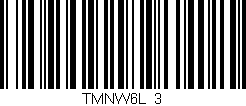 Código de barras (EAN, GTIN, SKU, ISBN): 'TMNW6L_3'