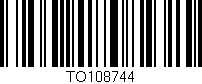 Código de barras (EAN, GTIN, SKU, ISBN): 'TO108744'
