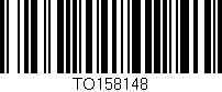 Código de barras (EAN, GTIN, SKU, ISBN): 'TO158148'