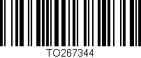 Código de barras (EAN, GTIN, SKU, ISBN): 'TO267344'