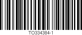 Código de barras (EAN, GTIN, SKU, ISBN): 'TO334384-1'