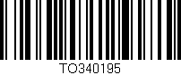 Código de barras (EAN, GTIN, SKU, ISBN): 'TO340195'
