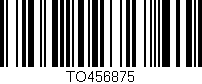 Código de barras (EAN, GTIN, SKU, ISBN): 'TO456875'