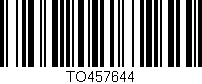 Código de barras (EAN, GTIN, SKU, ISBN): 'TO457644'