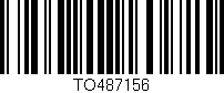 Código de barras (EAN, GTIN, SKU, ISBN): 'TO487156'