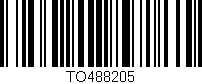 Código de barras (EAN, GTIN, SKU, ISBN): 'TO488205'