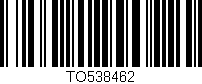 Código de barras (EAN, GTIN, SKU, ISBN): 'TO538462'