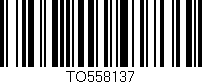 Código de barras (EAN, GTIN, SKU, ISBN): 'TO558137'