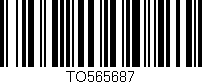 Código de barras (EAN, GTIN, SKU, ISBN): 'TO565687'