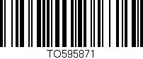 Código de barras (EAN, GTIN, SKU, ISBN): 'TO595871'