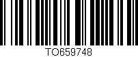 Código de barras (EAN, GTIN, SKU, ISBN): 'TO659748'