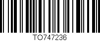 Código de barras (EAN, GTIN, SKU, ISBN): 'TO747236'