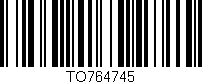 Código de barras (EAN, GTIN, SKU, ISBN): 'TO764745'