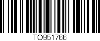 Código de barras (EAN, GTIN, SKU, ISBN): 'TO951766'