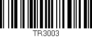 Código de barras (EAN, GTIN, SKU, ISBN): 'TR3003'