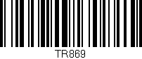 Código de barras (EAN, GTIN, SKU, ISBN): 'TR869'