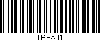 Código de barras (EAN, GTIN, SKU, ISBN): 'TRBA01'
