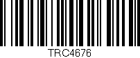 Código de barras (EAN, GTIN, SKU, ISBN): 'TRC4676'