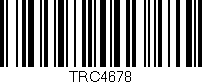 Código de barras (EAN, GTIN, SKU, ISBN): 'TRC4678'