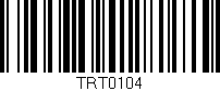 Código de barras (EAN, GTIN, SKU, ISBN): 'TRT0104'