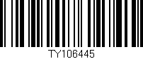 Código de barras (EAN, GTIN, SKU, ISBN): 'TY106445'