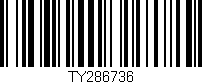 Código de barras (EAN, GTIN, SKU, ISBN): 'TY286736'