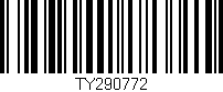 Código de barras (EAN, GTIN, SKU, ISBN): 'TY290772'