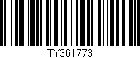Código de barras (EAN, GTIN, SKU, ISBN): 'TY361773'