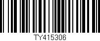 Código de barras (EAN, GTIN, SKU, ISBN): 'TY415306'