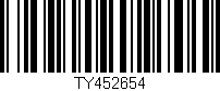 Código de barras (EAN, GTIN, SKU, ISBN): 'TY452654'
