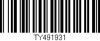 Código de barras (EAN, GTIN, SKU, ISBN): 'TY491931'