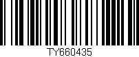 Código de barras (EAN, GTIN, SKU, ISBN): 'TY660435'